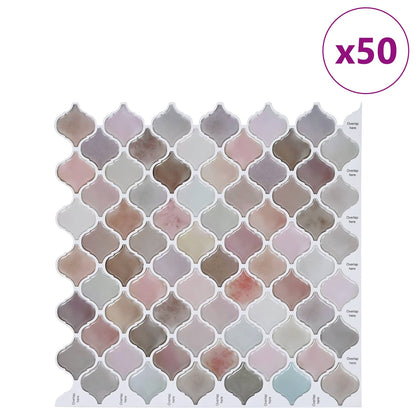Lanturn Tile 50 pcs Beige 27 x 27 cm Polyurethane and PET