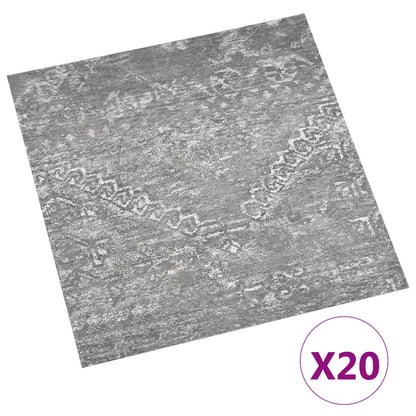 Self-adhesive Flooring Planks 30.5 x 30.5 cm 20 pcs PVC