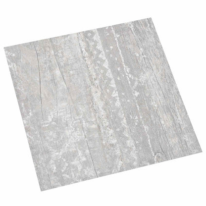 Self-adhesive Flooring Planks 30.5 x 30.5 cm 20 pcs PVC Grey