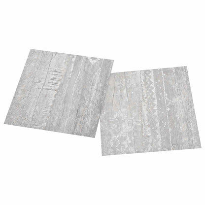 Self-adhesive Flooring Planks 30.5 x 30.5 cm 20 pcs PVC Grey