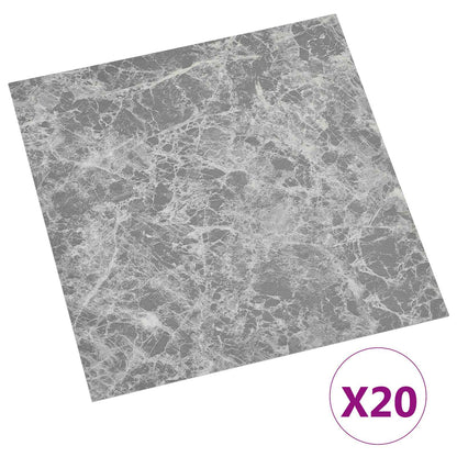 Self-adhesive Flooring Planks 30.5 x 30.5 cm 20 pcs PVC