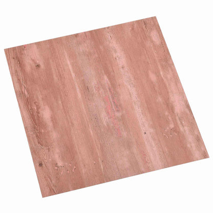 Self-adhesive Flooring Planks 30.5 x 30.5 cm 20 pcs PVC Red