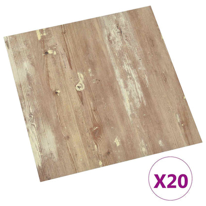 Self-adhesive Flooring Planks 30.5 x 30.5 cm 20 pcs PVC