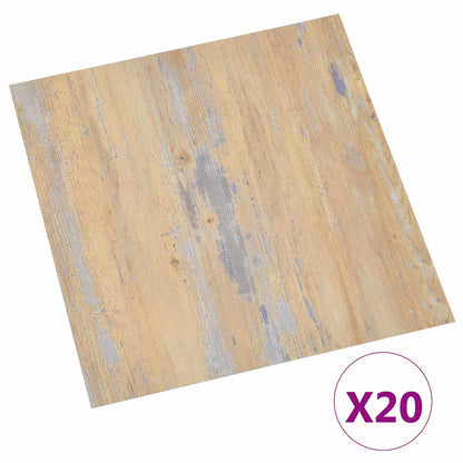 Self-adhesive Flooring Planks 30.5 x 30.5 cm 20 pcs PVC