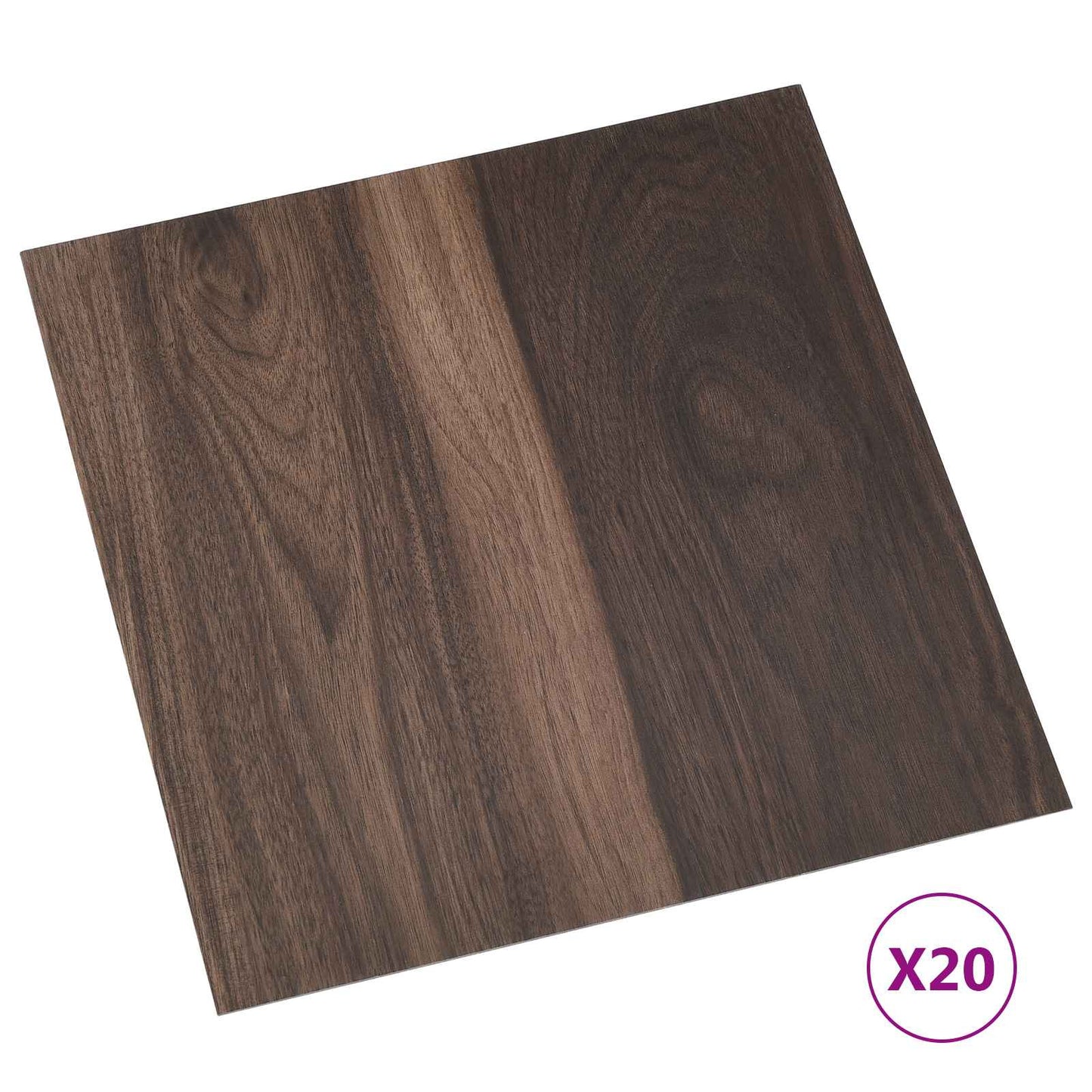 Self-adhesive Flooring Planks 30.5 x 30.5 cm 20 pcs PVC