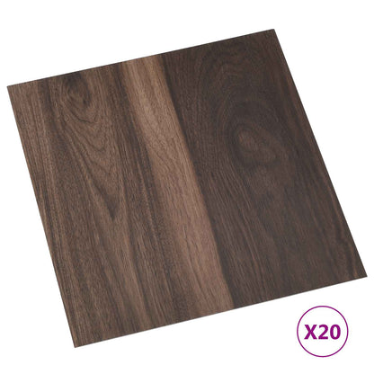 Self-adhesive Flooring Planks 30.5 x 30.5 cm 20 pcs PVC