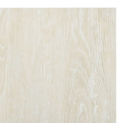 Self-adhesive Flooring Planks 30.5 x 30.5 cm 20 pcs PVC Cream