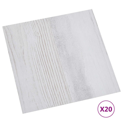 Self-adhesive Flooring Planks 30.5 x 30.5 cm 20 pcs PVC