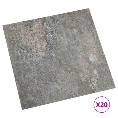 Self-adhesive Flooring Planks 30.5 x 30.5 cm 20 pcs PVC Stones