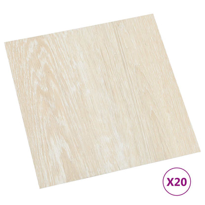 Self-adhesive Flooring Planks 30.5 x 30.5 cm 20 pcs PVC