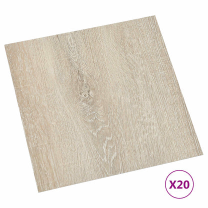Self-adhesive Flooring Planks 30.5 x 30.5 cm 20 pcs PVC