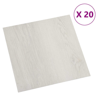 Self-adhesive Flooring Planks 30.5 x 30.5 cm 20 pcs PVC