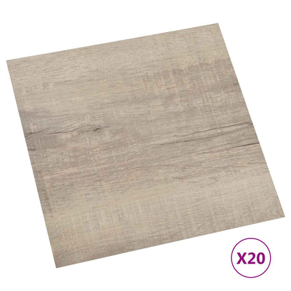 Self-adhesive Flooring Planks 30.5 x 30.5 cm 20 pcs PVC