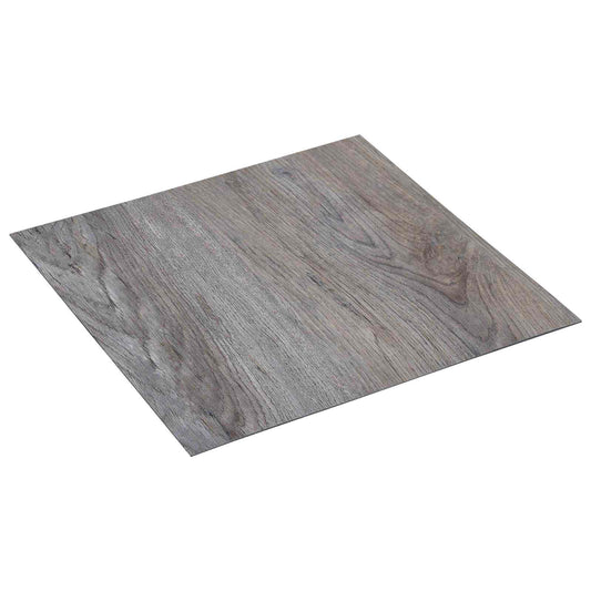 Self-adhesive Flooring Planks Light Brown and Black