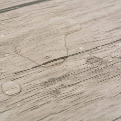 Self-adhesive PVC Flooring Planks Washed Oak 30.5 x 61 cm
