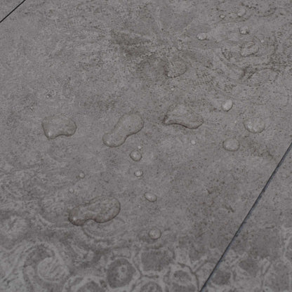 Self-adhesive PVC Flooring Planks Concrete Grey 30.5 x 61 cm