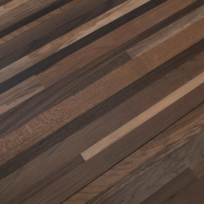 Self-adhesive PVC Flooring Planks Striped Brown 30.5 x 61 cm