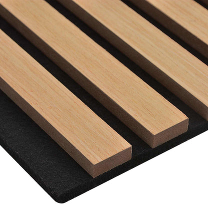 Wall Panels 2 pcs Natural 60.5 x 60 cm