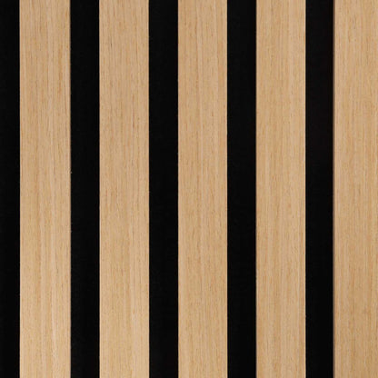 Wall Panels 2 pcs Natural 60.5 x 60 cm