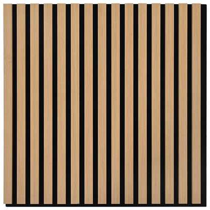 Wall Panels 2 pcs Natural 60.5 x 60 cm