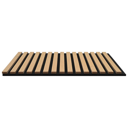 Wall Panels 2 pcs Natural 60.5 x 60 cm