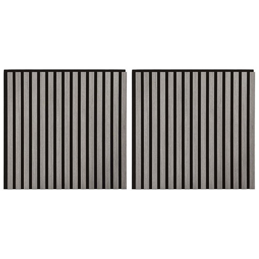 Wall Panels 2 pcs 60.5 x 60 cm Grey