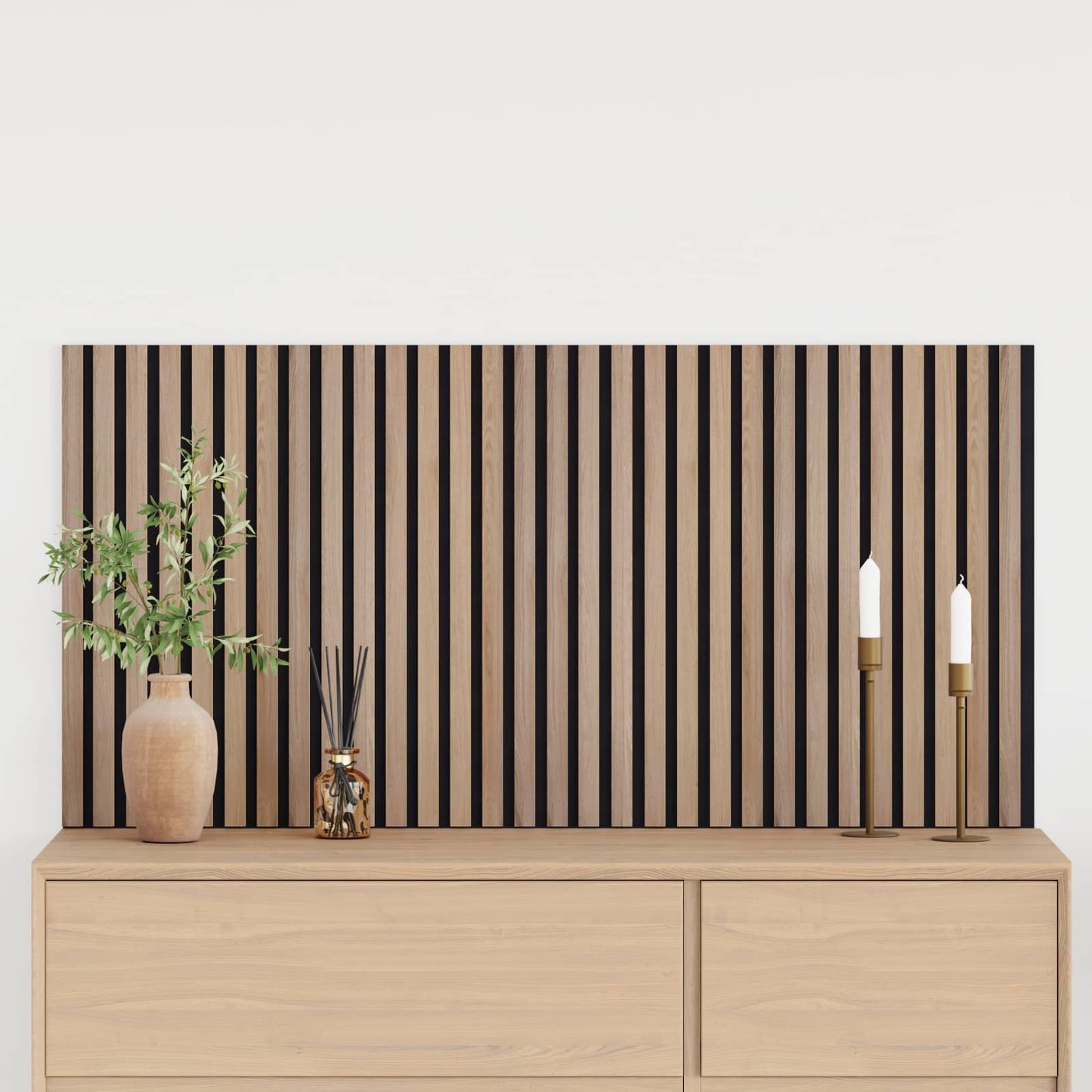 Wall Panels 2 pcs Brown 60.5 x 60 cm