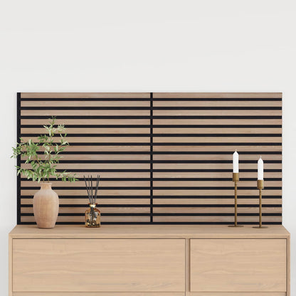 Wall Panels 2 pcs Brown 60.5 x 60 cm