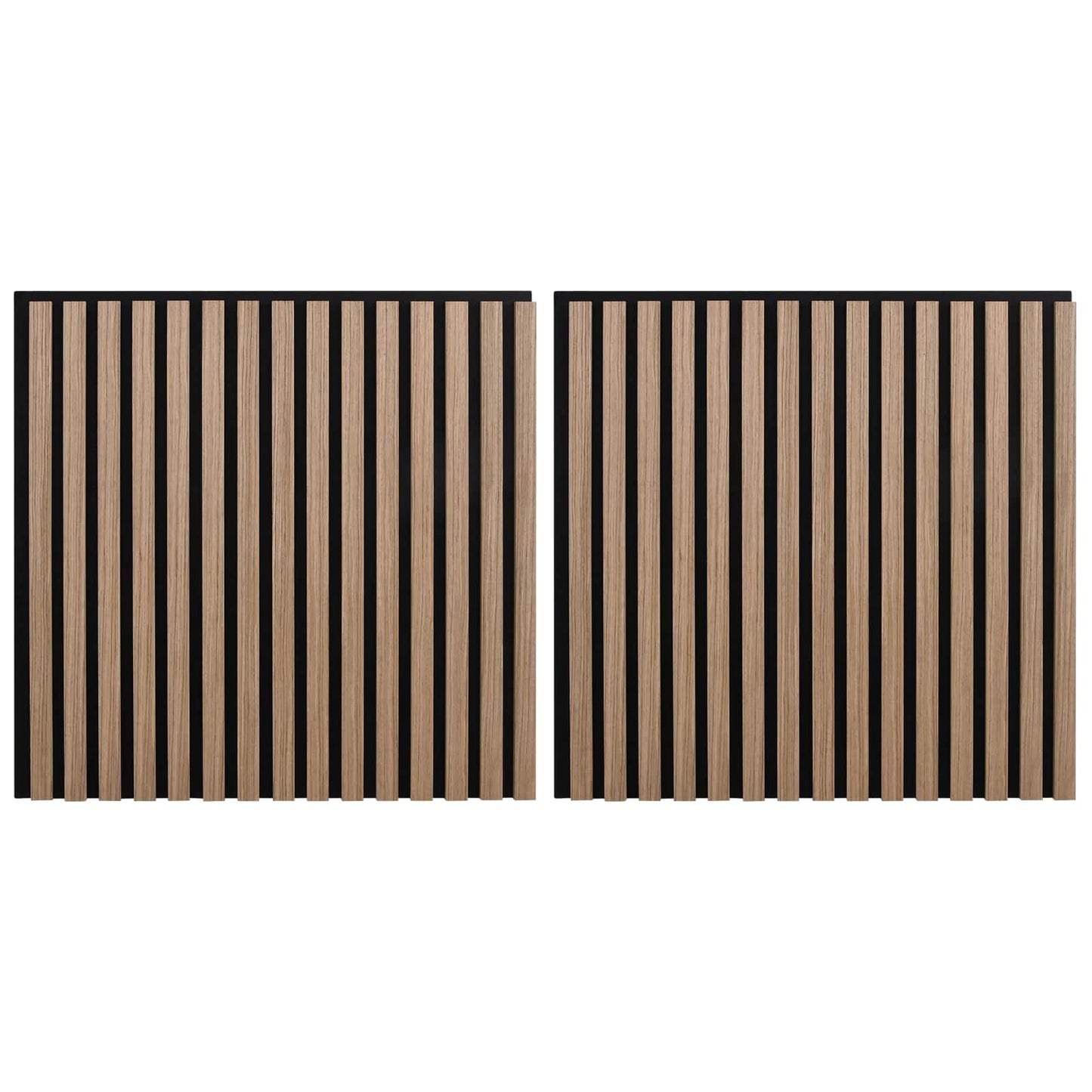 Wall Panels 2 pcs Brown 60.5 x 60 cm