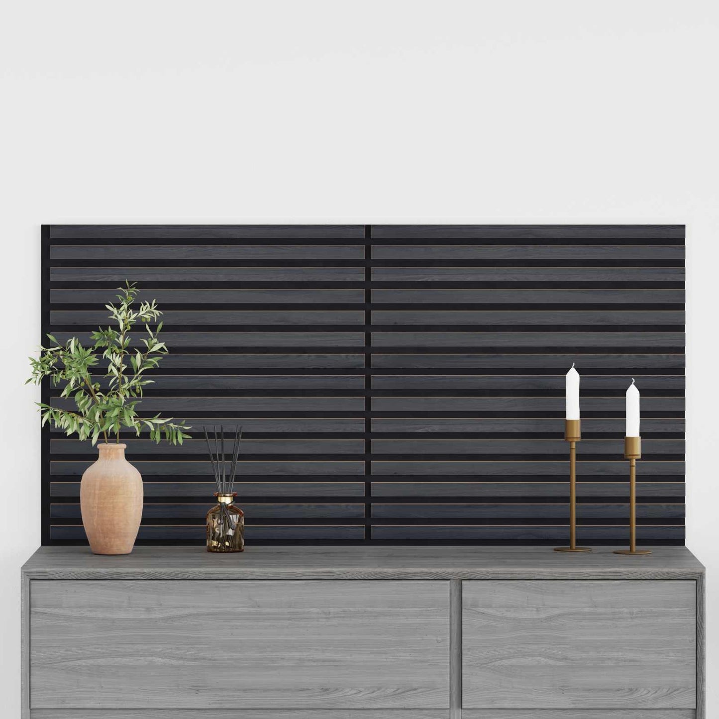 Wall Panels 2 pcs Anthracite 60.5 x 60 cm