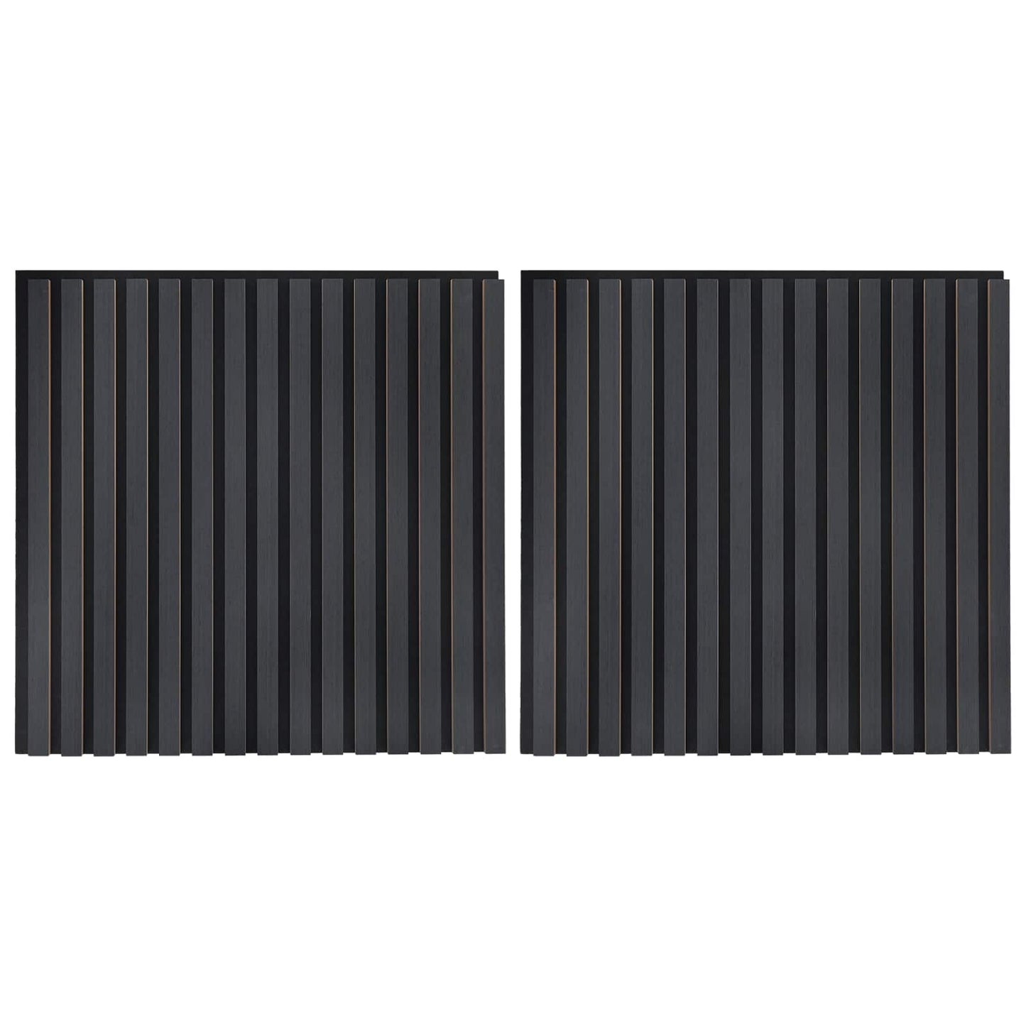 Wall Panels 2 pcs Anthracite 60.5 x 60 cm