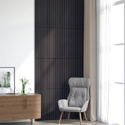 Wall Panels 8 pcs Anthracite 60.5 x 60 cm