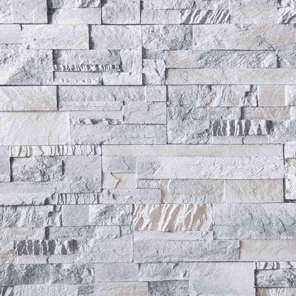3D Stone Wallpaper Grey 10 x 0.53 m Non-Woven Fabric