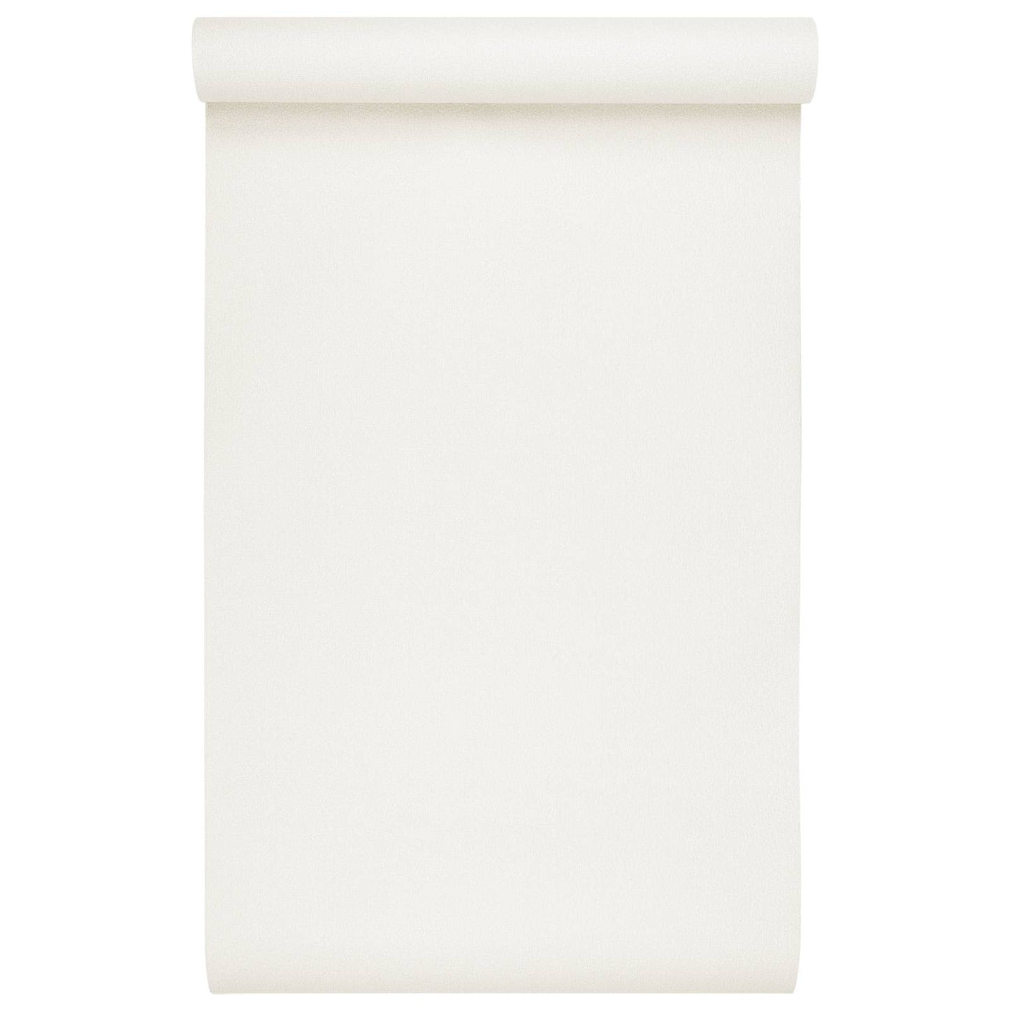 3D Solid Wallpaper Cream White 10 x 0.53 m Non-Woven Fabric