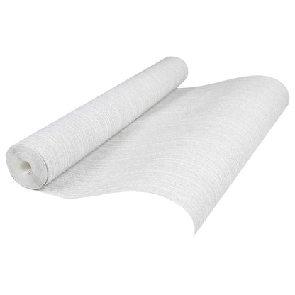 3D Solid Wallpaper Light Grey 10 x 0.53 m Non-Woven Fabric