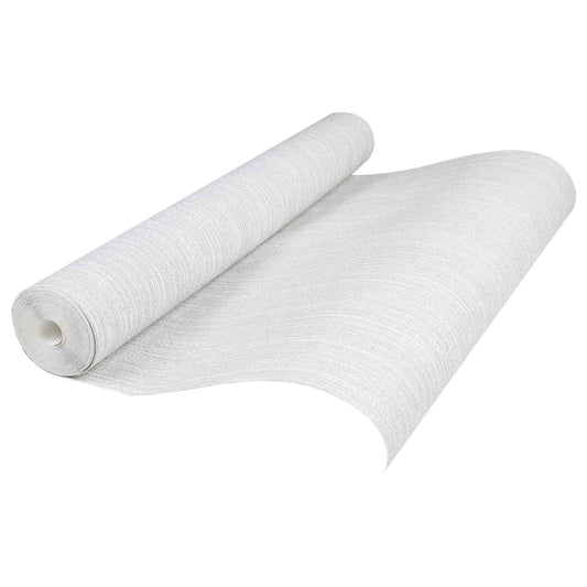 3D Solid Wallpaper Light Grey 10 x 0.53 m Non-Woven Fabric