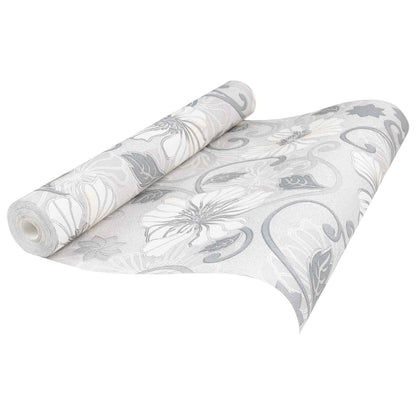 3D Solid Wallpaper Striped Flower 10 x 0.53 m Non-Woven Fabric