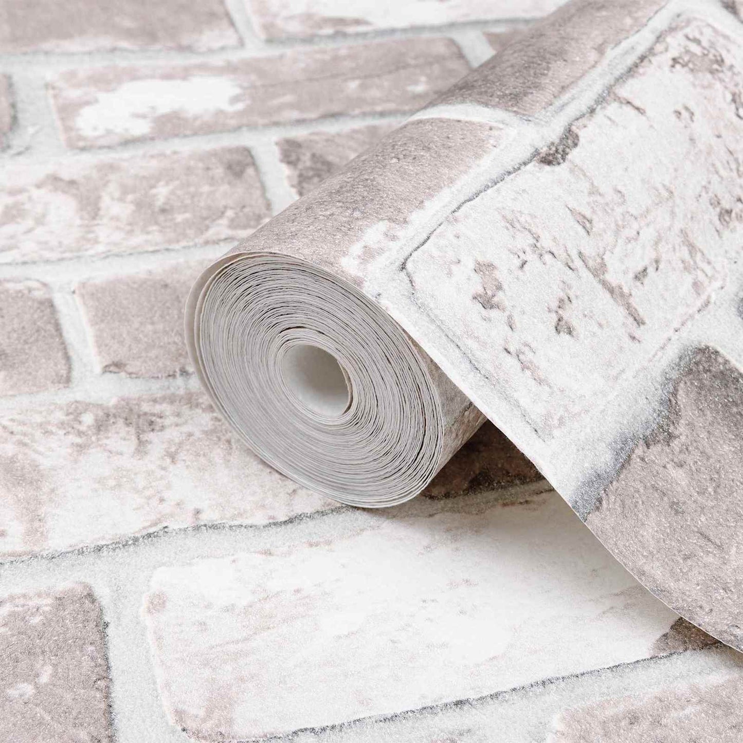3D Solid Wallpaper Striped Brick 10 x 0.53 m Non-Woven Fabric