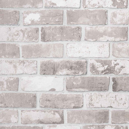3D Solid Wallpaper Striped Brick 10 x 0.53 m Non-Woven Fabric