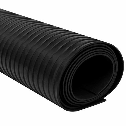 Floor Mat Black 1 x 2 m Rubber