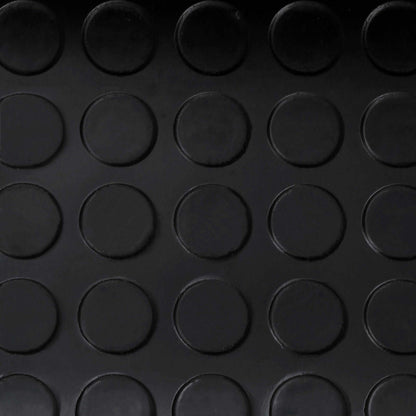 Floor Mat Black 1 x 2 m Rubber