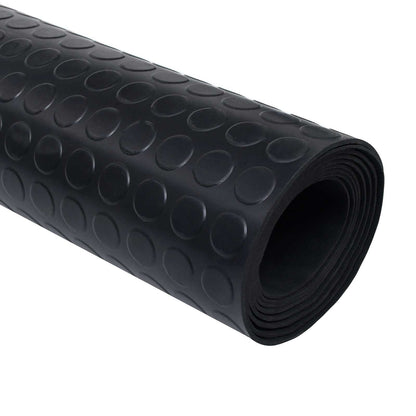 Floor Mat Black 1 x 5 m Rubber