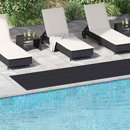 Floor Mat Black 1 x 5 m Rubber