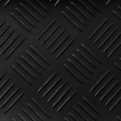 Floor Mat Black 1.5 x 4 m Rubber