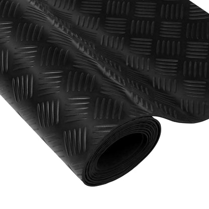 Floor Mat Black 1.5 x 4 m Rubber