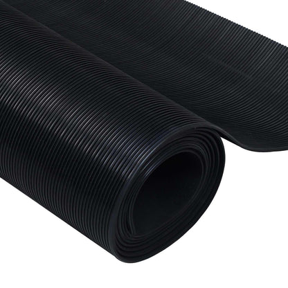 Floor Mat Black 1.5 x 2 m Rubber
