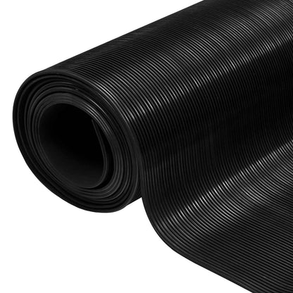 Floor Mat Black 1.5 x 2 m Rubber
