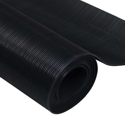 Floor Mat Black 1.5 x 4 m Rubber