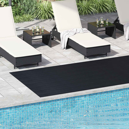 Floor Mat Black 1.5 x 4 m Rubber
