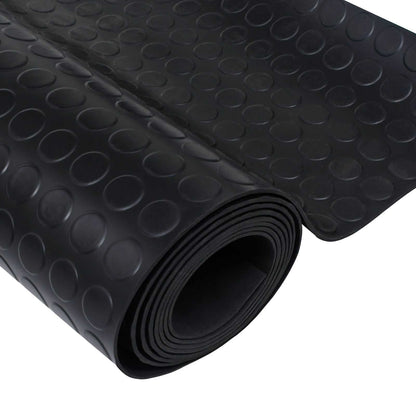 Floor Mat Black 1.5 x 2 m Rubber